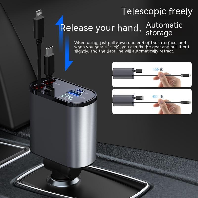SALE - Metal Car Charger 100W Super Fast Charging
