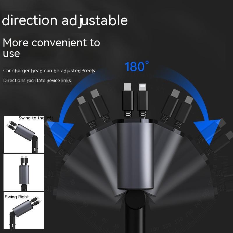 SALE - Metal Car Charger 100W Super Fast Charging